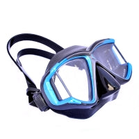 Apollo SV-4 Mask. Blue with black silicone mask skirt