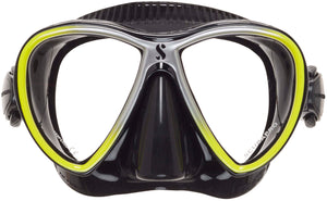 Scubapro Synergy Twin Mask Yellow with Black Silicone