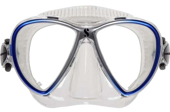 Scubapro Synergy Twin Mask Blue with Clear Silicone